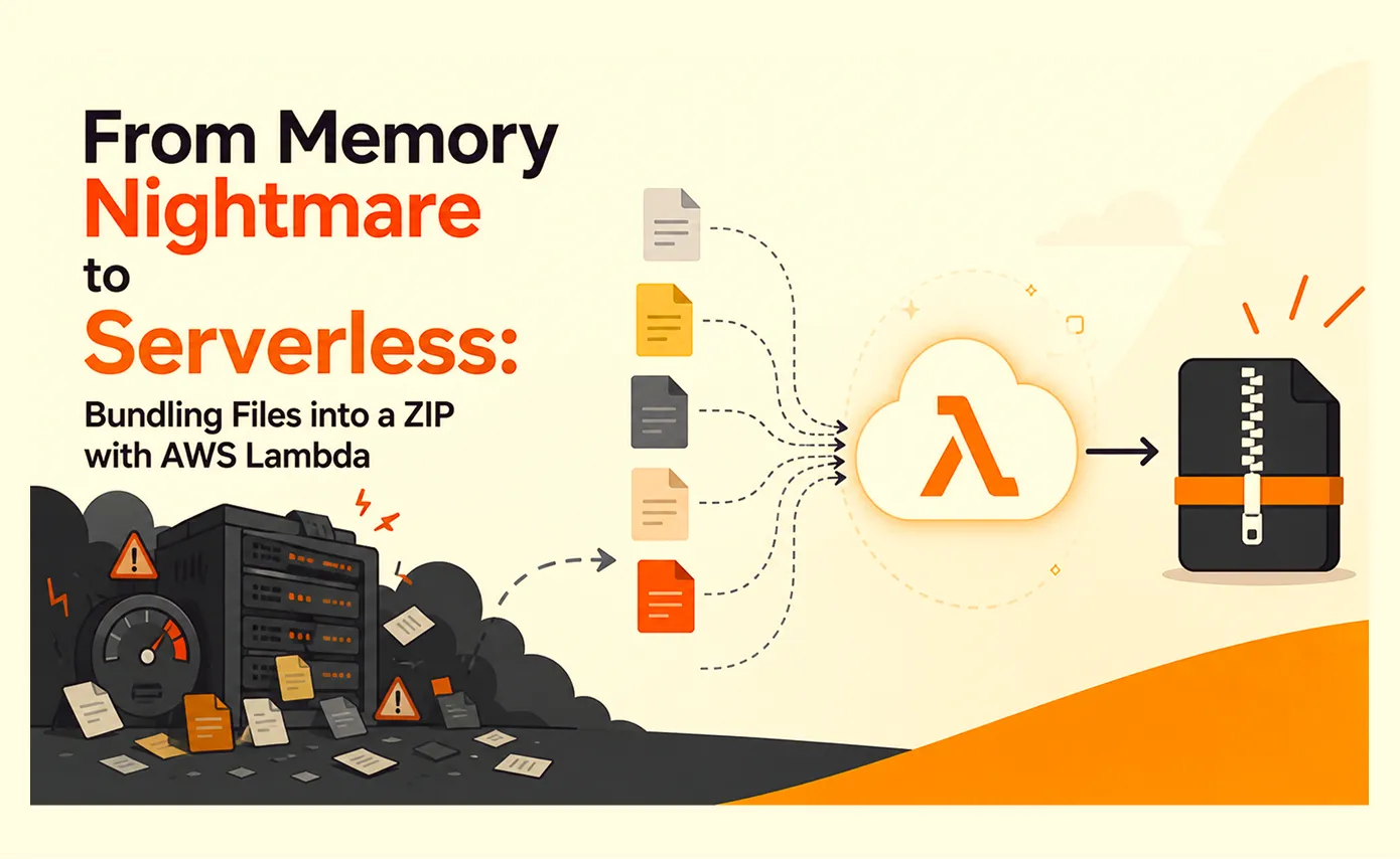 Omax | Blog | From Memory Nightmare to Serverless: Bundling Files into a ZIP with AWS Lambda