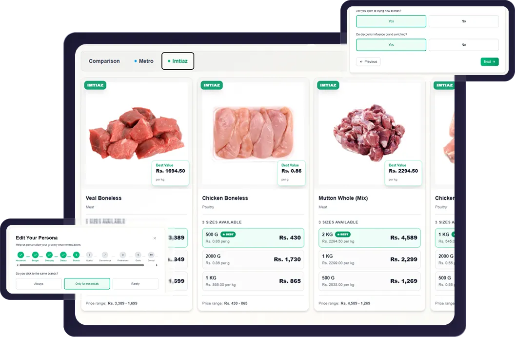 Omax Tech | AI Grocery App | Voice AI product overview